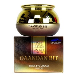 Jigott Питательный крем для век с муцином улитки / Daandan Bit Snail Eye Cream, 50 мл