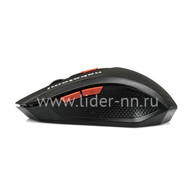 Мышь беспроводная NAKATOMI Navigator MRON-08U 6 кнопок (черная)
