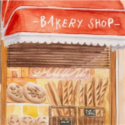 Полотенце "Этель" Bakery house 40х73 см, 100% хлопок, репс 210 г/м2
