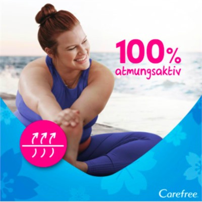 Carefree Slipeinlage Cotton Aloe Normal 56 St, Карефри Прокладки ежедневные Нормал с алоэ, 56шт, 2 упаковки (112 шт)