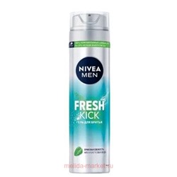 Nivea Men Гель для бритья Fresh Kick 200 мл
