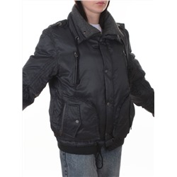 A003 DK. GREY Куртка демисезонная женская (120 гр. холлофайбер)