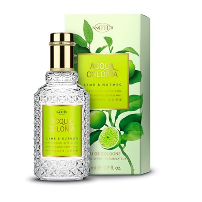 4711 Acqua Colonia Lime & Nutmeg Eau de Cologne Spray Одеколон унисекс, 50 мл
