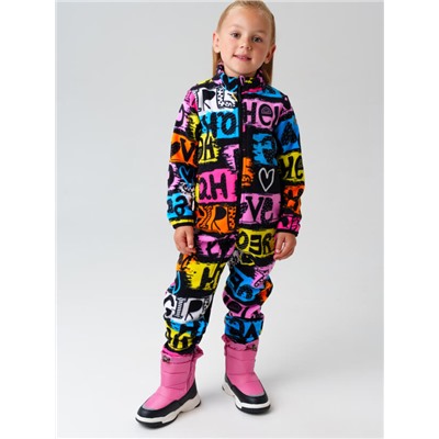 Комбинезон флисовый для девочки