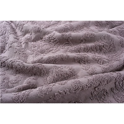 Покрывало махровое Damask фиолетовый