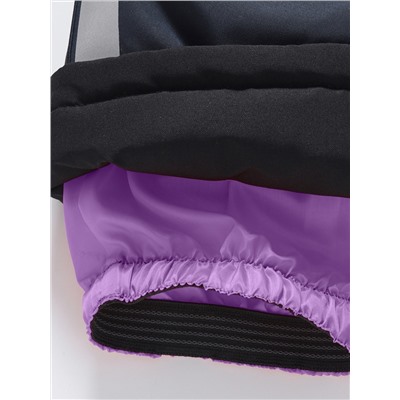 Комбинезон подростковый зимний для девочки фиолетового цвета 9410F