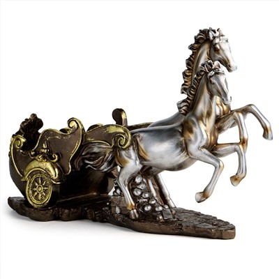 ПОДСТАВКА ПОД БУТЫЛКУ "ЛОШАДЬ" 36,8*14,5*24,5 СМ