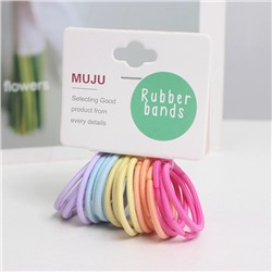 Набор эластичных резиночек для волос 20 шт. ЦВЕТНЫЕ