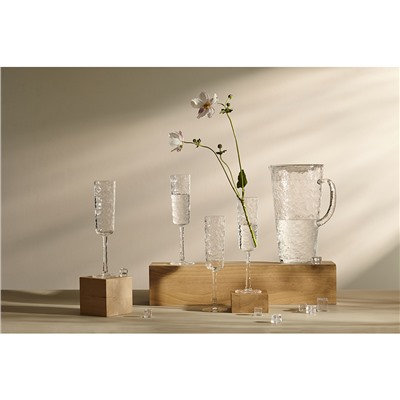 Набор бокалов из акрила Arctic для шампанского, 180 мл, прозрачный, 4 шт.