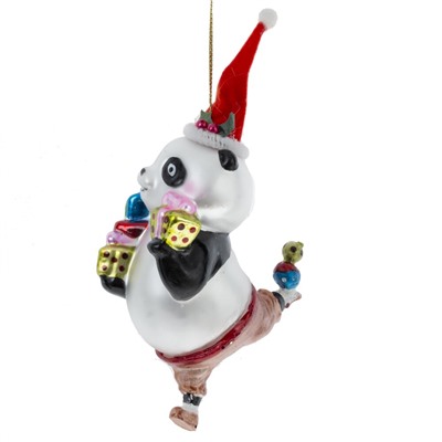 Украшение новогоднее "Панда", L9 W6,5 H17 см