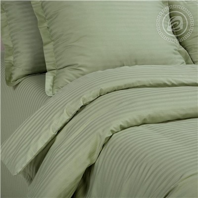 КПБ Фисташка (полоса) страйп-сатин Арт Дизайн