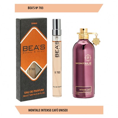Парфюм Beas Montale Intense Cafe Unisex U703 10 ml, Парфюм унисекс Beas U703 создан по мотивам аромата Montale Intense Cafe