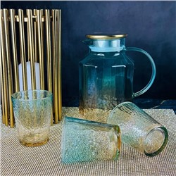 200-043 Набор графин 1800мл и 6 стаканов 260мл в под.уп.(х8) Стекло