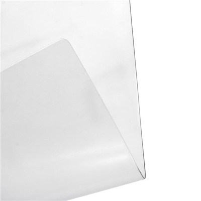 Накладка на стол офисная 48×65 см Calligrata, прозрачное глянцевое
