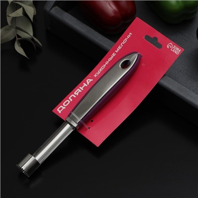 Нож для сердцевины Доляна Blade, 21 см, ручка soft - touch, фиолетовый