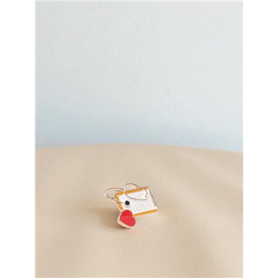 Брошь «Набор врача», цветная в золоте