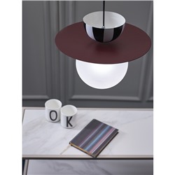 Светильник подвесной Anniken, Ø36х28 см, сливовый