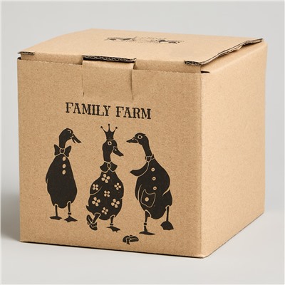 ГОРШОЧЕК ДЛЯ ЗАПЕКАНИЯ С КРЫШКОЙ "FAMILY FARM" 600 МЛ