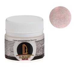 Декоративные блёстки LUXART LuxGlitter (сухие), 20 мл, размер 0.2 мм, голографические белые