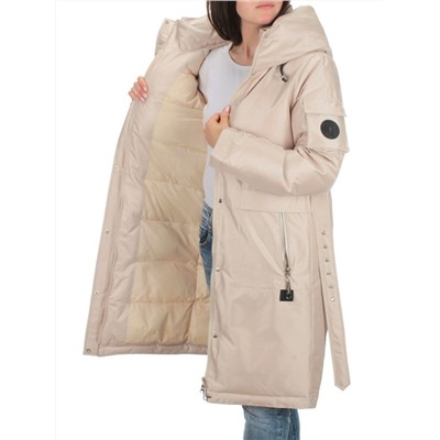 EAC293 LT.BEIGE Куртка зимняя женская (200 гр. холлофайбера)