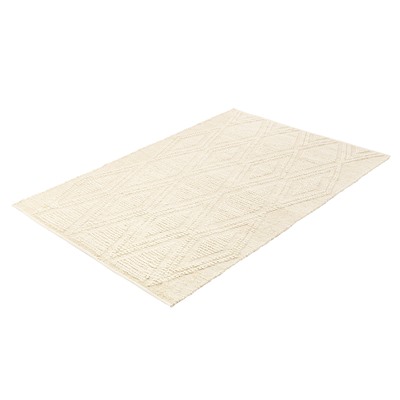 Ковер из шерсти и переработанного хлопка Shillong из коллекции Ethnic