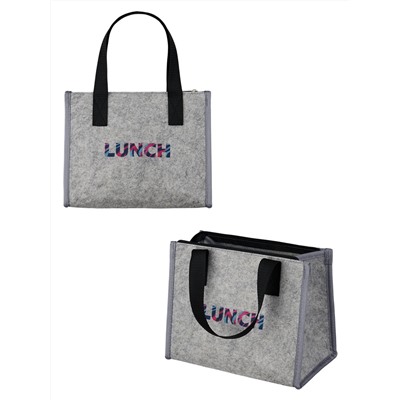 Термосумка, войлок, с принтом, 24х15х19см, 6л