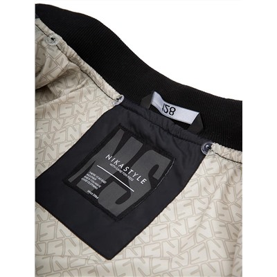 Куртка утепленная для мальчика NIKASTYLE 4м6324 черный Nikastyle