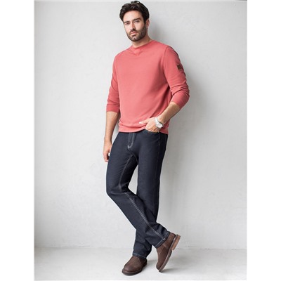 Брюки из плотного денима с эластаном