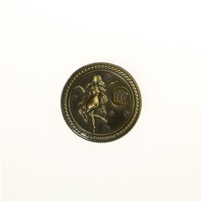 Монета сувенир знак зодиака «Дева», d=2,5 см.