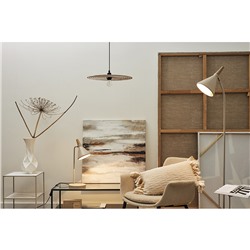 Светильник подвесной Vinger, Ø42х8 см, бежевый