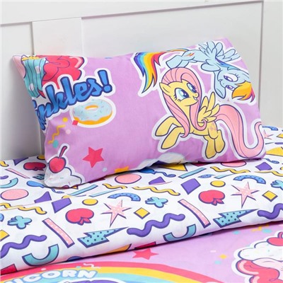 Постельное бельё 1.5 сп Candy clash, 143×215 см, 150×214 см, 50×70 см-1 шт., хлопок 100%, бязь