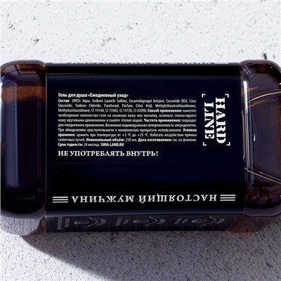 Подарочный набор «Крутой мужик», гель для душа виски 250 мл и мыло для рук 90 г, Чистое счастье