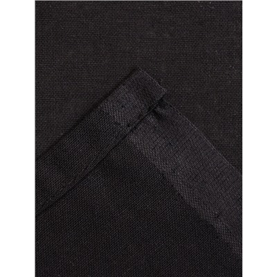 Простыня 1.5 спальная «Этель», 150×215 см, чёрная, хлопок 100%, поплин