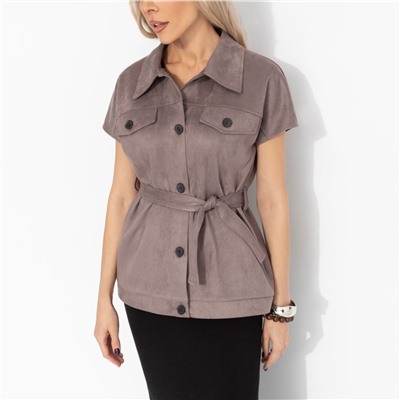 Жилет из мягкой замши, Бархатная дерзость