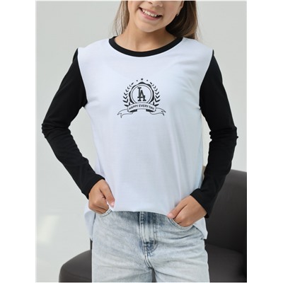 Лонгслив "ЛА" Детский Чер-Бел