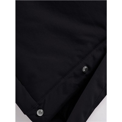 Парка зимняя подростковая для девочки черного цвета 9344Ch