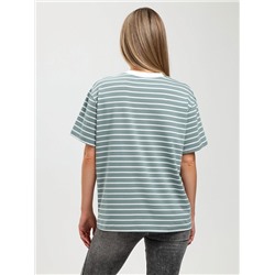 Женская футболка Брина-2 Ф-134 / серо-зелёный