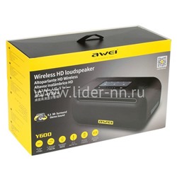 Колонка AWEI (Y600) Bluetooth/NFC (черная)