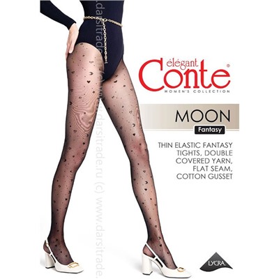 Колготки женские Fantasy Moon Conte Дроп