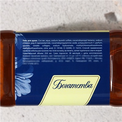 Гель для душа виски «Богатства», 250 мл, аромат древесных и пряных нот, Чистое счастье