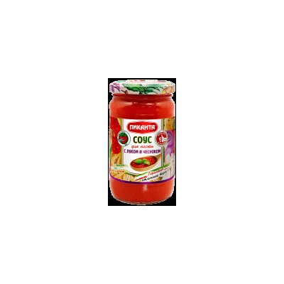 Соус томатный с луком и чесноком 350 г Пиканта 1/6