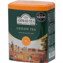 AHMAD TEA. English Caddy. Ceylon tea 100 гр. жест.банка