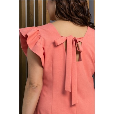 Платье Неповторимый шарм (абрикосовое) П13245-19М