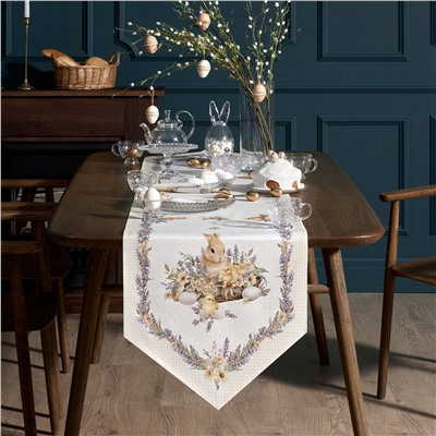 ДОРОЖКА "ЛАВАНДОВАЯ ВЕСНА" 45Х215СМ, 100% ХЛОПОК, ТВИЛ