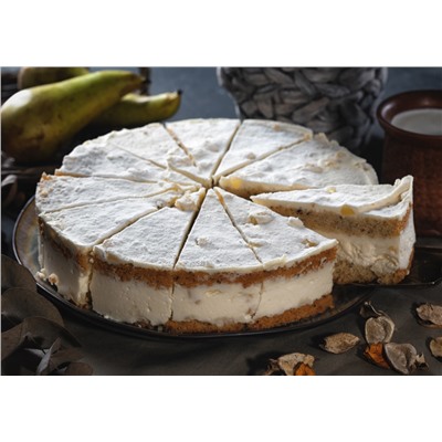 Торт Грушевый с рикоттой 1,35 кг (12 порций)