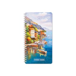 Телефонная книга А5, 80л., на гребне OfficeSpace "Живопись. Riviera", с высечкой