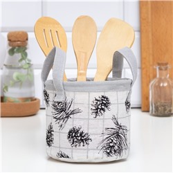 Текстильная корзинка Этель Kitchen, 12×14 см