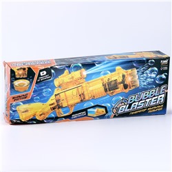 Funny toys Генератор мыльных пузырей "Бластер" цвет жёлтый, световые эффекты