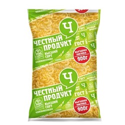 Честный Продукт Макароны РОЖОК ГЛАДКИЙ гр.В в/с 900гр