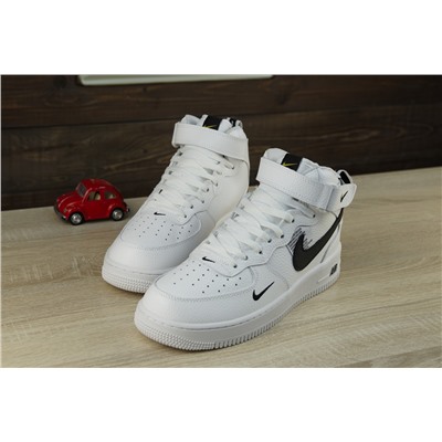 Зимние Nike Air Force из натуральной кожи